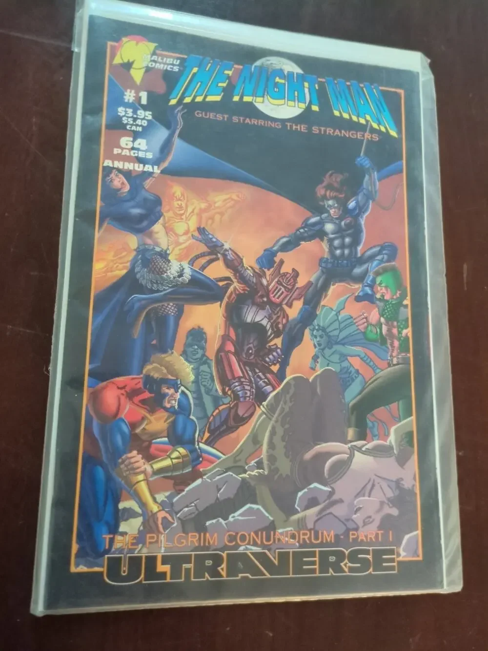 1995 MALIBU COMICS ULTRAVERSE THE NIGHT MAN #1
